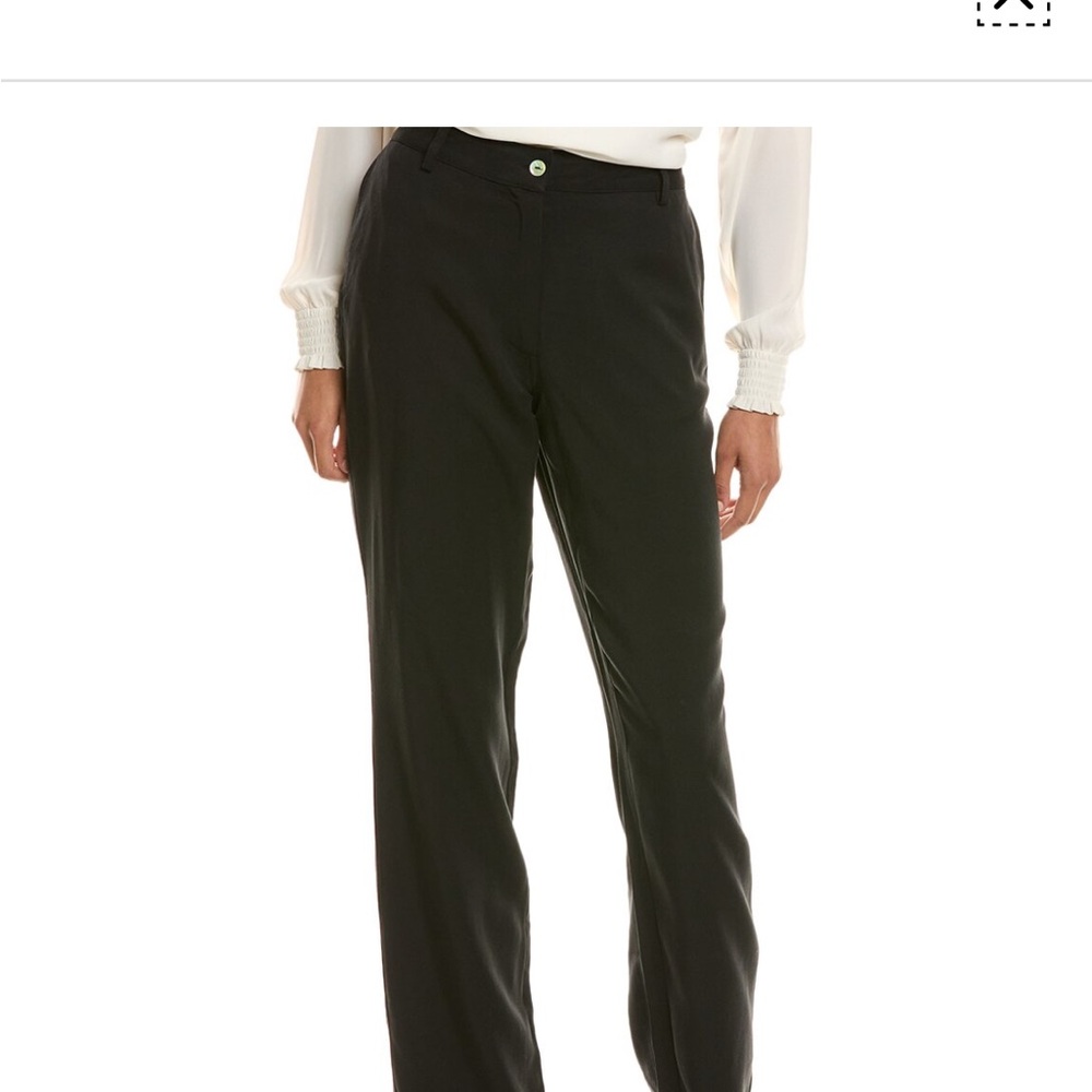 Donni Women's Black Lyocell Carpenter Pants